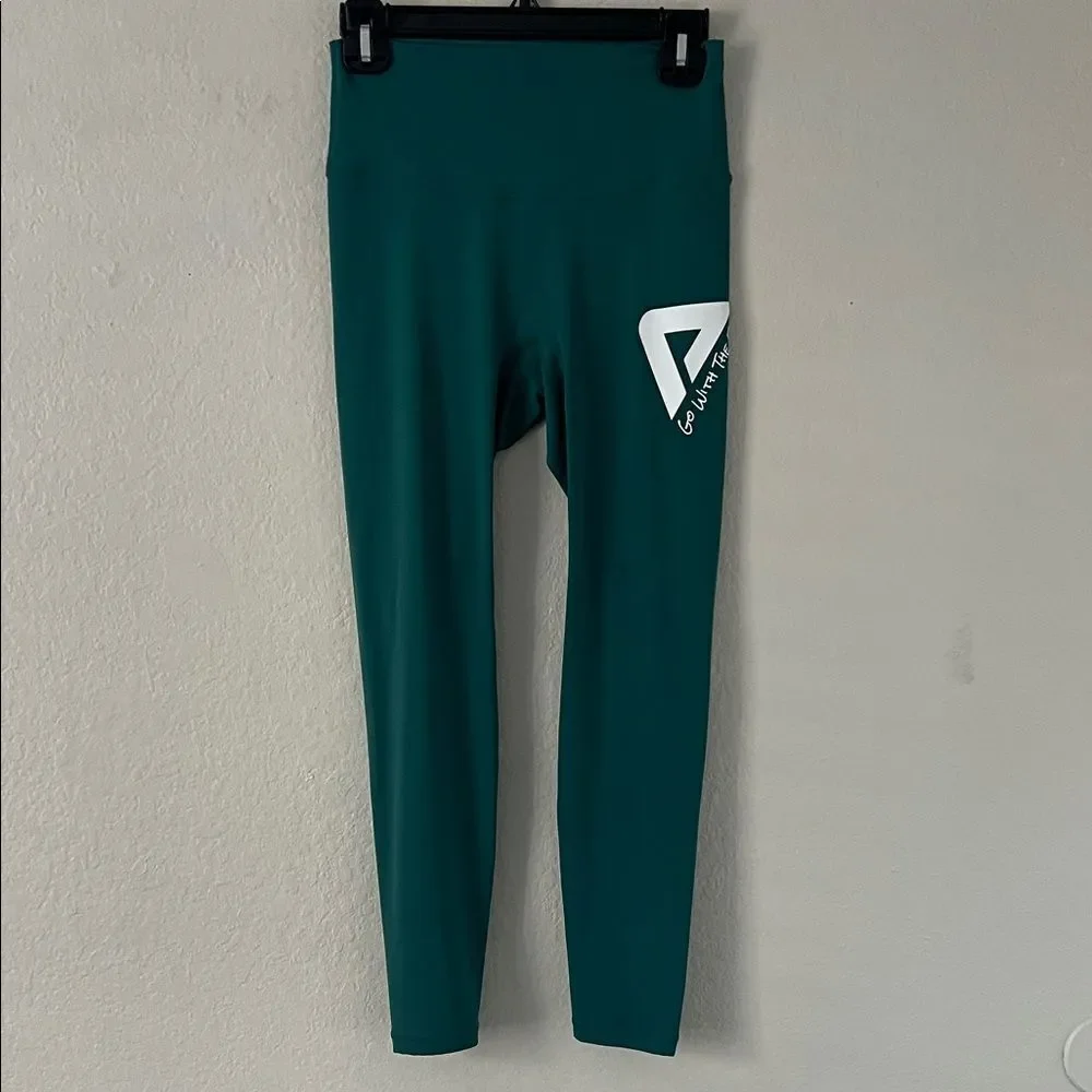 Like New! Nalu 'Go With The Flow' Women's Leggings - Teal- Size L